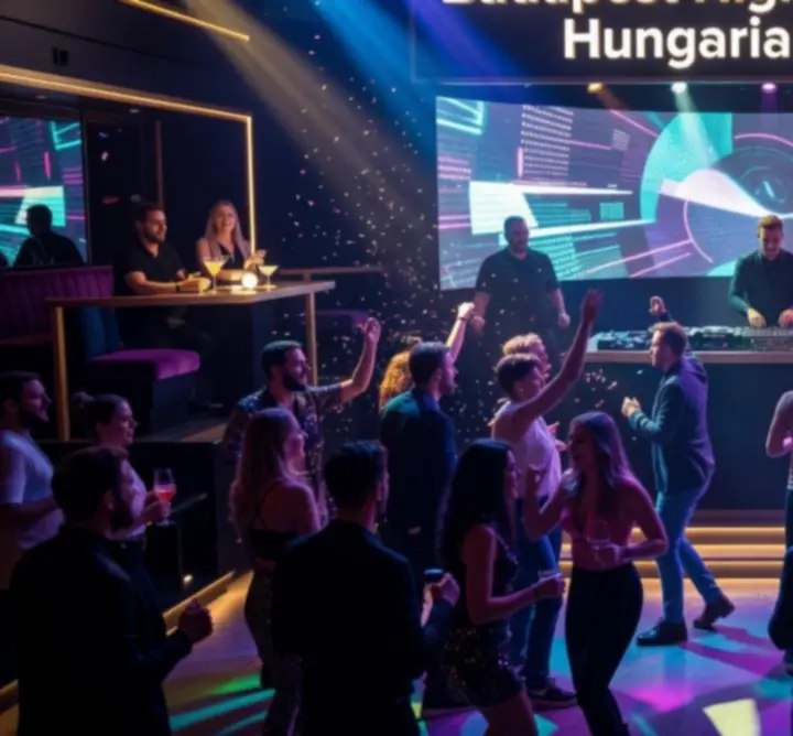 DJ pult és táncoló közönség egy éjszakai bulin a City Show Place szervezésében.